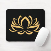Japanse Lotus Flower Blossom Muismat (Met muis)