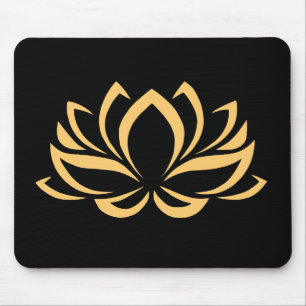 Japanse Lotus Flower Blossom Muismat