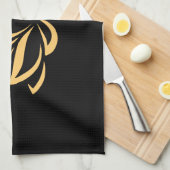 Japanse Lotus Flower Blossom Theedoek (Quarter Fold)