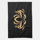 Japanse Lotus Flower Blossom Theedoek (Verticaal)