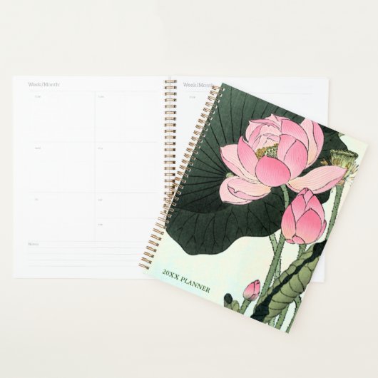 Japanse Lotus Flower -  fijne kunst Planner (Display)