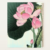Japanse Lotus Flower -  fijne kunst Planner (Achterkant)