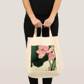 Japanse Lotus Flower - Fine Art Canvas tas (Voorkant (product))