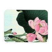 Japanse Lotus Flower -  Fine Art Magnet Magneet (Horizontaal)