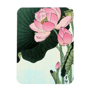 Japanse Lotus Flower - Fine Art Magnet Magneet