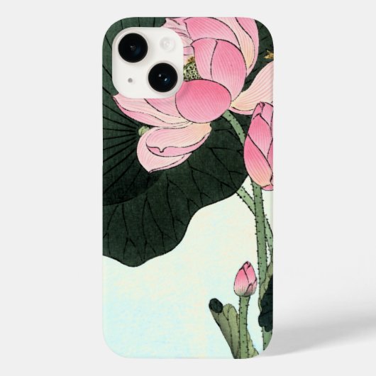 Japanse Lotus Flower Fine Art-telefoontas Case-Mate iPhone Case (Achterkant)