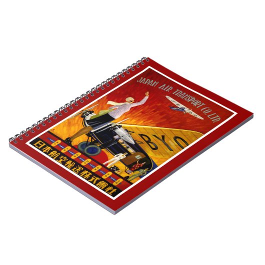  Japanse luchtvaartmaatschappij AD Notitieboek (Linkerzijde)