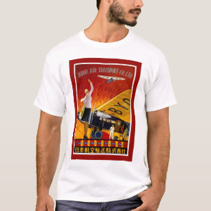 Japanse luchtvaartmaatschappij AD T-shirt