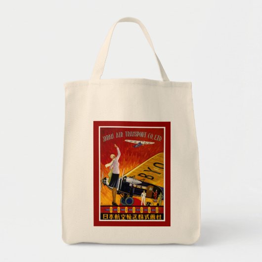  Japanse luchtvaartmaatschappij AD Tote Bag (Voorkant)