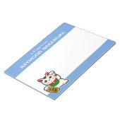 Japanse Lucky Cat op maat Notitieblok (Schuin)