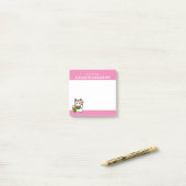Japanse Lucky Cat op maat Post-it® Notes (Op bureau)