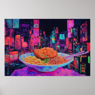 Japanse maaltijd poster