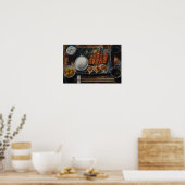 Japanse maaltijden poster (Keuken)