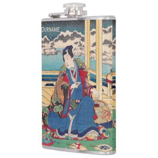 Japanse maatkolf voor kunst heupfles (Links)