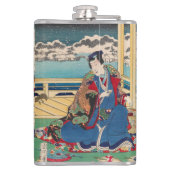 Japanse maatkolf voor kunst heupfles (Achterkant)