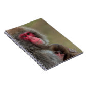 Japanse Macaque-apen laptop Notitieboek (Rechterzijde)