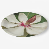 Japanse Magnolia Blossom Floral Papieren Bordje (Gekanteld)