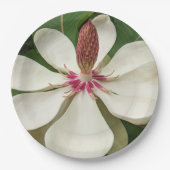 Japanse Magnolia Blossom Floral Papieren Bordje (Voorkant)