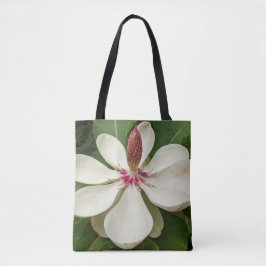 Japanse Magnolia Blossom Floral Tote Bag
