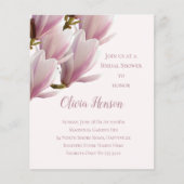 Japanse Magnolia Budget Bruids Shower Uitnodiging Flyer (Voorkant)