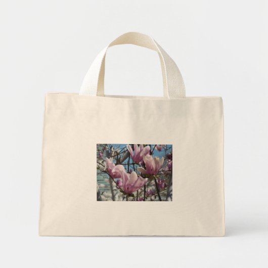 Japanse Magnolia Mini Tote Bag (Voorkant)
