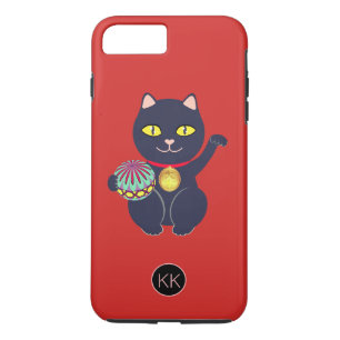 Japanse Maneki-neko Lucky Cat iPhone 8/7 Plus Hoesje