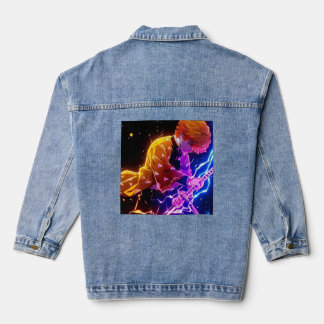 Japanse manga anime tanjiro denim jacket