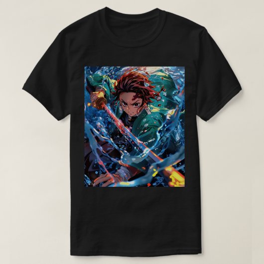 Japanse manga anime tanjiro t-shirt (Design voorkant)