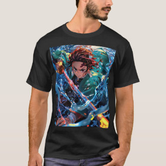 Japanse manga anime tanjiro t-shirt
