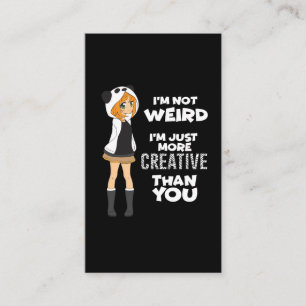 Japanse manga Gift Cute Kawaii Anime Fan Panda Visitekaartje