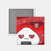 Japanse Manga Mascot Magneet (Voorkant / Achterkant)