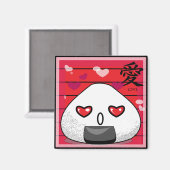 Japanse Manga Mascot Magneet (Voorkant / Achterkant)