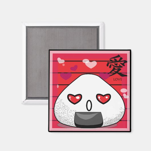 Japanse Manga Mascot Magneet (Voorkant / Achterkant)