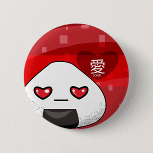 Japanse Manga Mascot Ronde Button 5,7 Cm