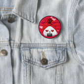 Japanse Manga Mascot Ronde Button 5,7 Cm (In situ)
