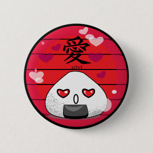 Japanse Manga Mascot Ronde Button 5,7 Cm