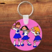 Japanse MANGA-meisjes Sleutelhanger (Voorkant)