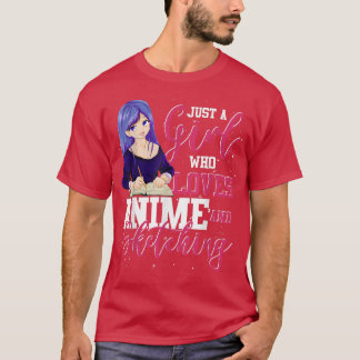 Japanse Manga Otaku Sketching Girls Kawaii Japan T-shirt