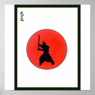 Japanse Manier Bushido van de Strijder Poster