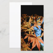 Japanse Maple 2a Dank u wel Fotokaart Bedankkaart (Voorkant / Achterkant)