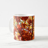 Japanse Maple in de zon Koffiemok (Voorkant links)