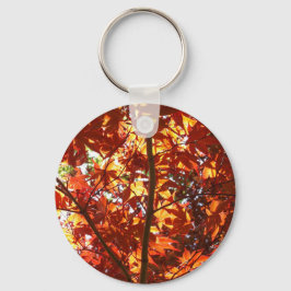 Japanse Maple in de zon Sleutelhanger