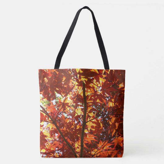 Japanse Maple in de zon Tote Bag (Voorkant)