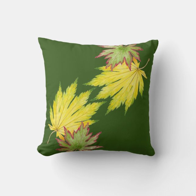 Japanse Maple op een Sierkussen (Voorkant)