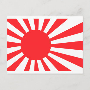 Japanse marine vlag briefkaart