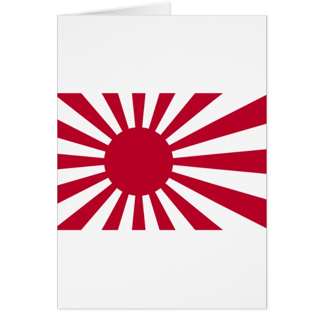 Japanse marineslag - Japanse stijgende zonvlag (Voorkant)