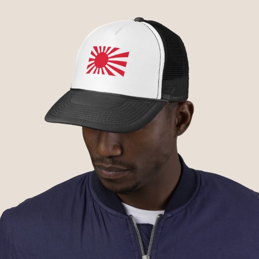 Japanse marinevlag T-shirts en kleding Trucker Pet (In situ)