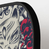Japanse maskers pickleball paddle (Links Detail)