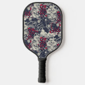 Japanse maskers pickleball paddle (Achterkant)