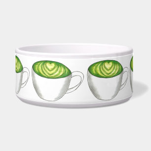 Japanse Matcha Green Tea Latte Teacup Foodie Voerbakje